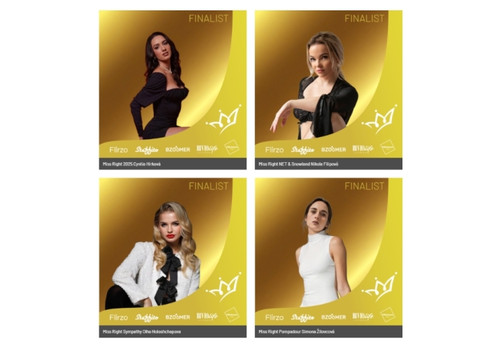 Známe vítězky Miss Right 2025! Finálový večer v Brně rozhodl